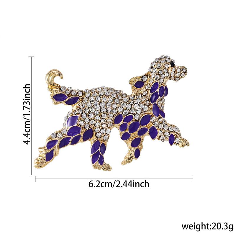 1 Stück Strass Vintage Hund Leopard Brosche Barock Stil Mantel Anzug Accessoires Für Frauen Mädchen Elefant Frosch Bär Garnele Form von Joom DACH