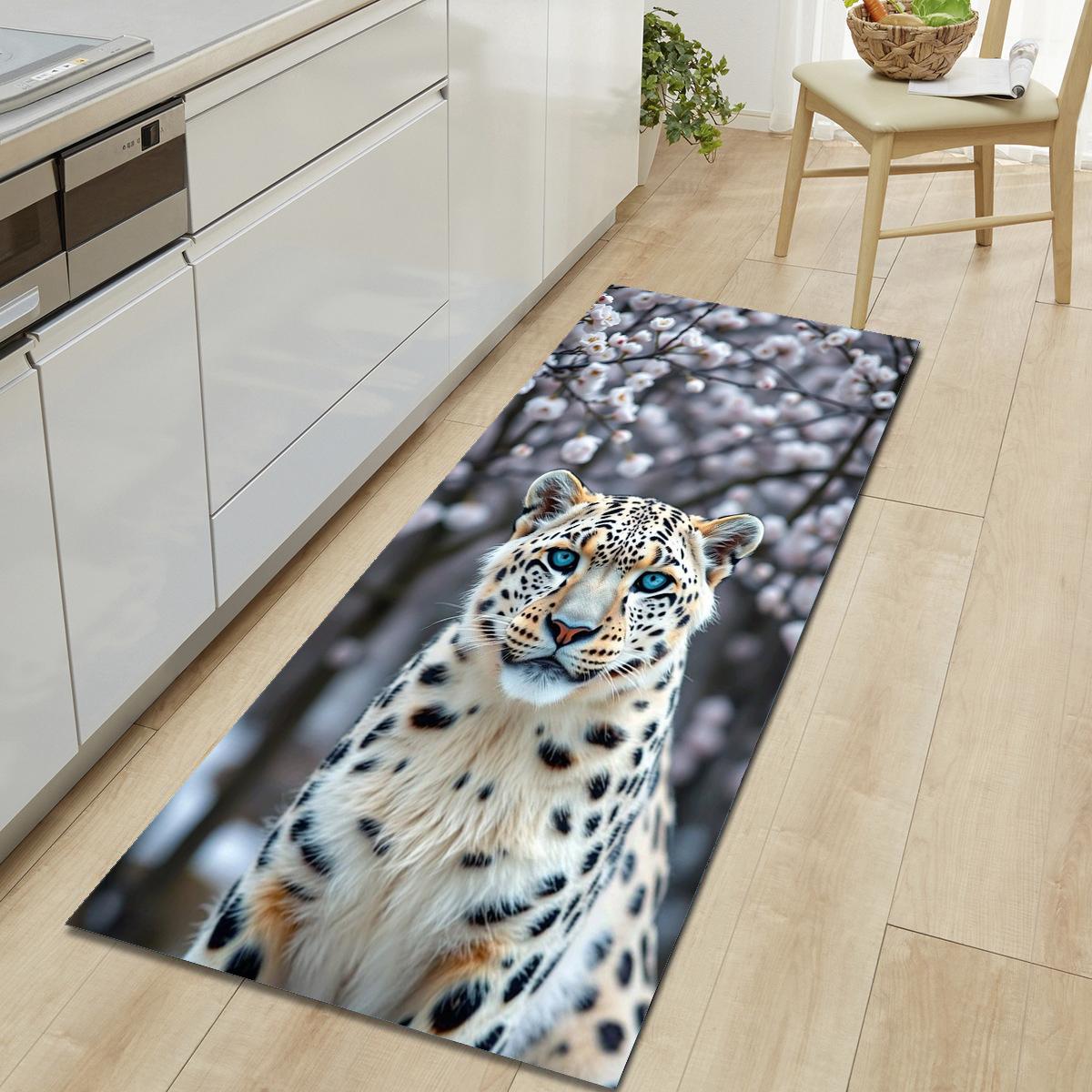 1 Stück Tiger Muster Fußmatte Modern Küche Polyester Teppich Rutschfest Bunt Innen Teppich, Für Zuhause Badezimmer Schlafzimmer Wohnzimmer Deko 50*80cm von Joom DACH