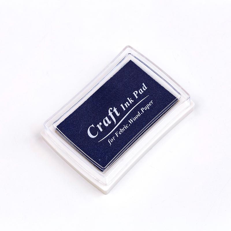 1 Stück Vintage mehrfarbiges Stempelkissen für Planer, DIY, Scrapbooking, Briefmarken, Tagebuch blau von Joom DACH