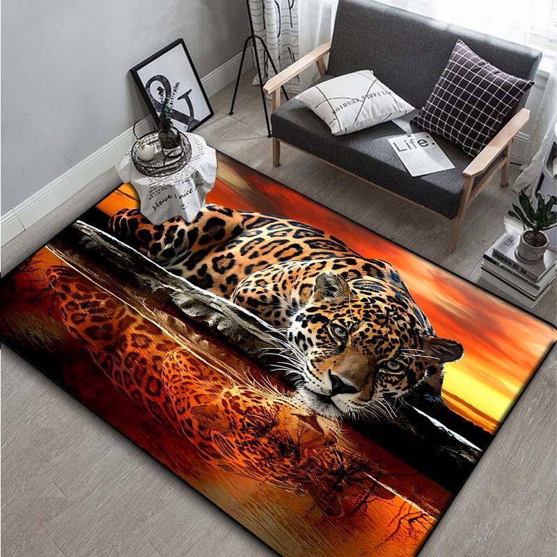 1 Stück luxuriöse 3D-gedruckte Küchenmatte mit Leopardenmuster, weiche, verdickte Küchenbodenmatte, wasserdicht, rutschfest, ölbeständig, Bodenmatte, Läufer, Teppich 50x80cm 1 Stück luxuriöse 3D-gedruckte Küchenmatte mit Leopardenmuster, weiche, verdickte Küchenbodenmatte, wasserdicht, rutschfest, ölbeständig, Bodenmatte, Läufer, Teppich 50x80cm von Joom DACH