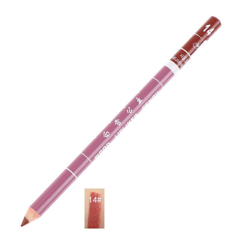 1 Stück professioneller Holz-Lippenstift, wasserdicht, langlebiger Lipliner-Stift für Damen von Joom DACH