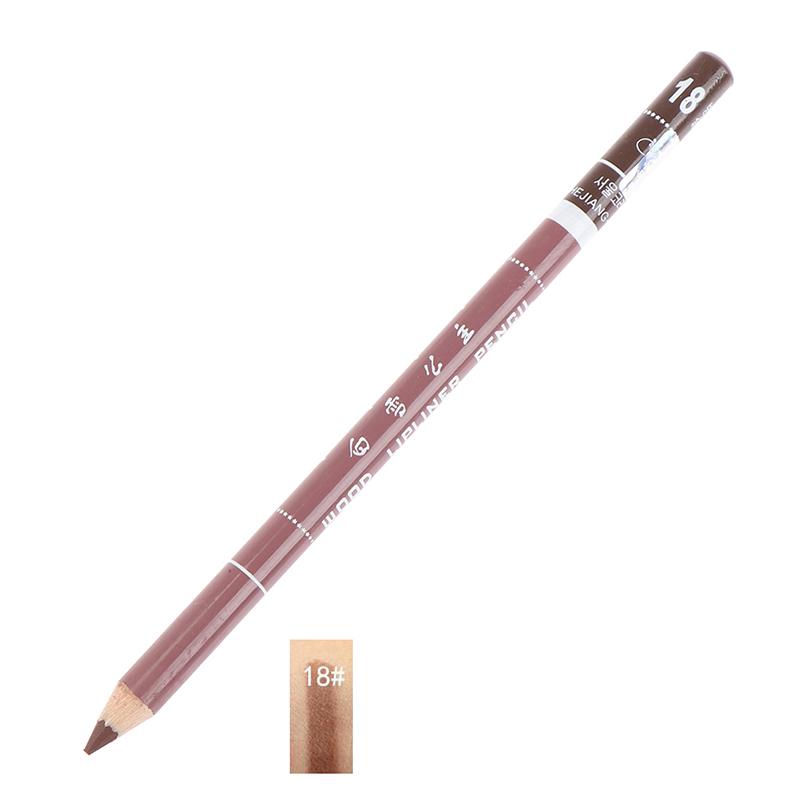 1 Stück professioneller Holz-Lippenstift, wasserdicht, langlebiger Lipliner-Stift für Damen von Joom DACH