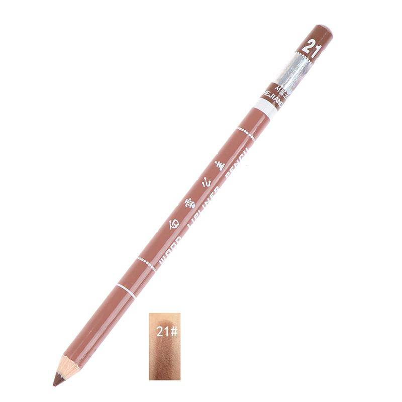 1 Stück professioneller Holz-Lippenstift, wasserdicht, langlebiger Lipliner-Stift für Damen von Joom DACH