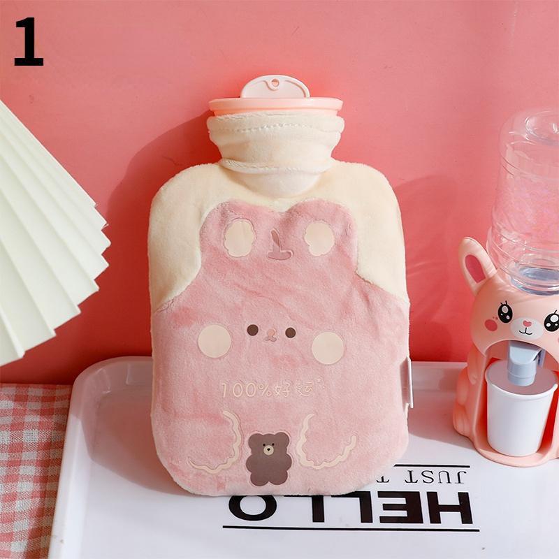 1 Stück süße Wärmflaschentasche für Mädchen, Plüsch-Schulter-Handwärmer, Wärmepackung, warmer Bauch, sofortige Wärmepackung, Winter-Wasser-Heizkissen 1000ml rosa von Joom DACH