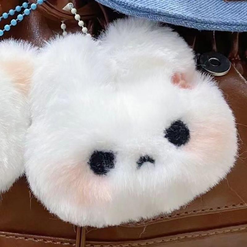 1 Stücke Cartoon Niedlichen Ausdruck Kaninchen Plüsch-schlüsselanhänger Kawaii Puppe Anhänger Rucksack Hängende Dekoration Auto Schlüssel Zubehör Für Mädchen Geschenk A1 von Joom DACH