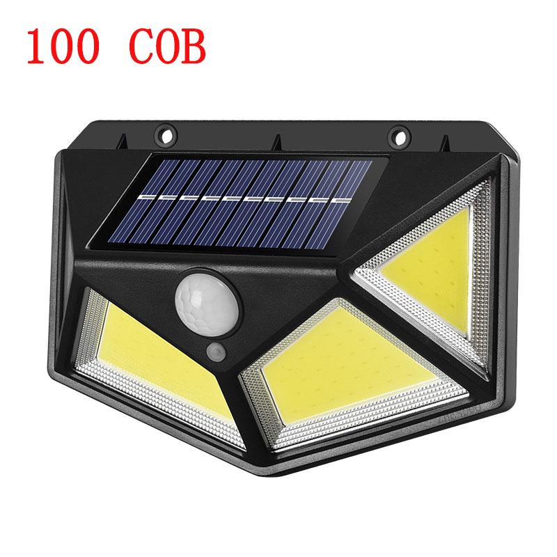 1 Stücke Max 100 COB Solar Power Wandleuchte Bewegungssensor Wasserdichte Outdoor Gartenlampe von Joom DACH