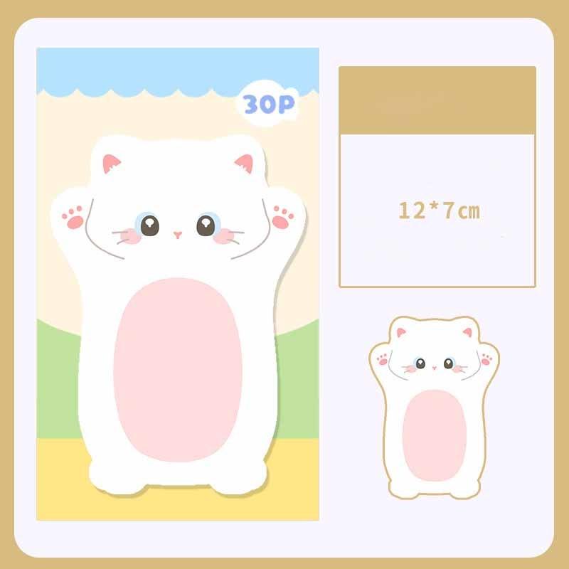 1 Stücke Nette Kawaii Katze Kitty Haftnotizen Aufkleber Notizblock Scrapbooking Schule Bürobedarf Schreibwaren Geschenk Lesezeichen von Joom DACH