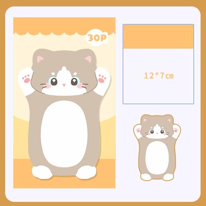 1 Stücke Nette Kawaii Katze Kitty Haftnotizen Aufkleber Notizblock Scrapbooking Schule Bürobedarf Schreibwaren Geschenk Lesezeichen von Joom DACH