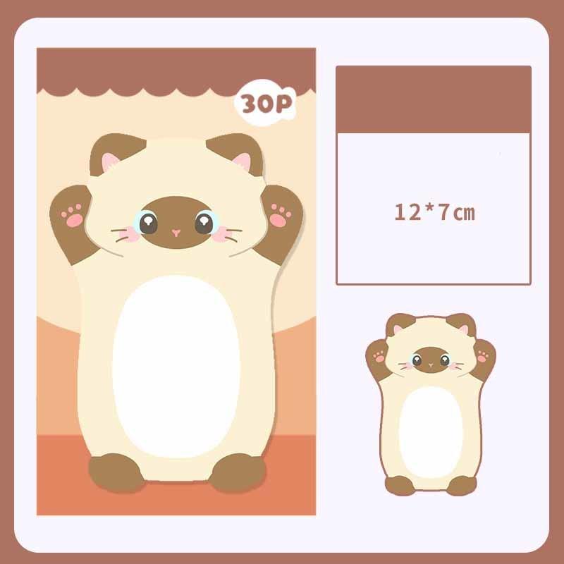 1 Stücke Nette Kawaii Katze Kitty Haftnotizen Aufkleber Notizblock Scrapbooking Schule Bürobedarf Schreibwaren Geschenk Lesezeichen von Joom DACH