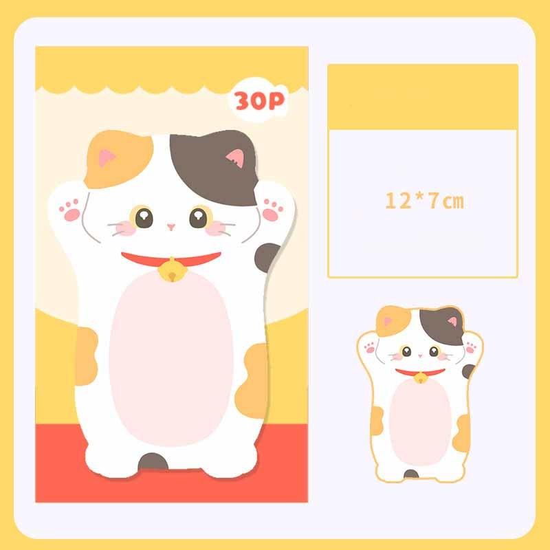 1 Stücke Nette Kawaii Katze Kitty Haftnotizen Aufkleber Notizblock Scrapbooking Schule Bürobedarf Schreibwaren Geschenk Lesezeichen von Joom DACH