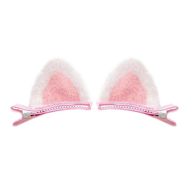 1 paar Kinder Plüsch Katze Ohr Haar Clips Kawai Mädchen Mini Haar Zubehör Farbe Mode Entenschnabel Clip für Frauen Styling Werkzeuge von Joom DACH