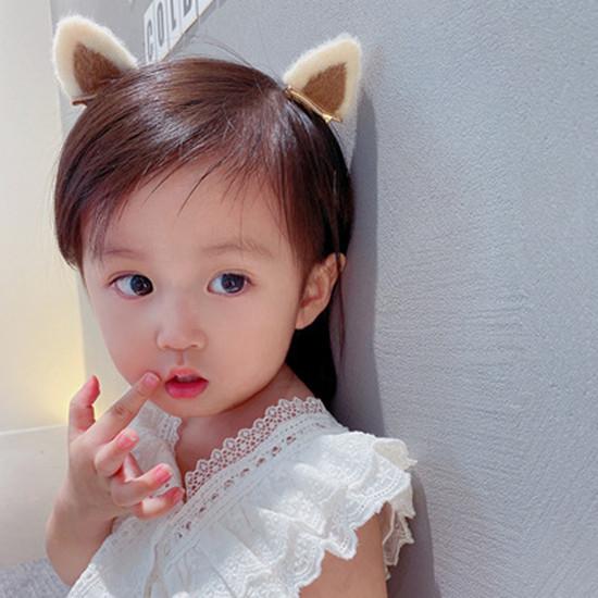 1 paar Kinder Plüsch Katze Ohr Haar Clips Kawai Mädchen Mini Haar Zubehör Farbe Mode Entenschnabel Clip für Frauen Styling Werkzeuge von Joom DACH