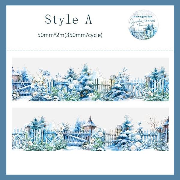 1 rolle Garten Zaun Serie Ästhetischen PET Band Scrapbooking Dekoration Collage Journal Tagebuch Diy Aufkleber Schreibwaren von Joom DACH