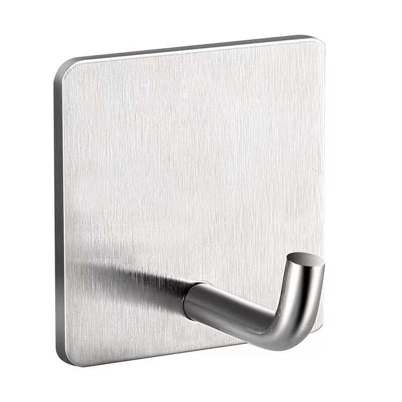 1 stück Edelstahl Wandhaken Wandmontage Handtuchhalter Mehrzweck Kleiderbügel Für Handtuch Kleidung Mantel Schlüssel Bad-accessoires 1pc silber von Joom DACH