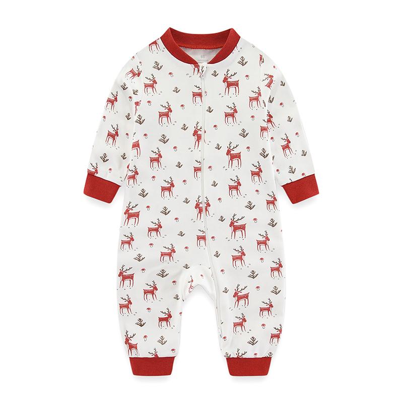 1 stück Neugeborenen Baby Jungen Mädchen Strampler Pyjamas Säuglings Kleidung Baumwolle Langarm Druck Bequeme Overall Kleinkind Kleidung 12-18Months von Joom DACH