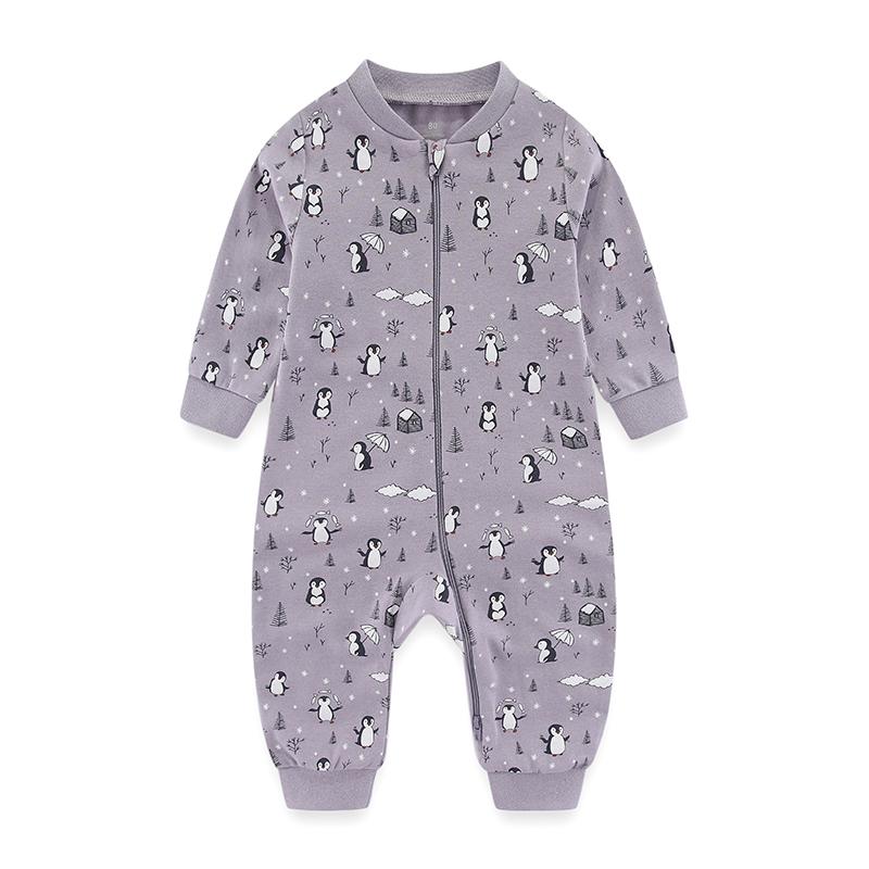 1 stück Neugeborenen Baby Jungen Mädchen Strampler Pyjamas Säuglings Kleidung Baumwolle Langarm Druck Bequeme Overall Kleinkind Kleidung 12-18Months von Joom DACH
