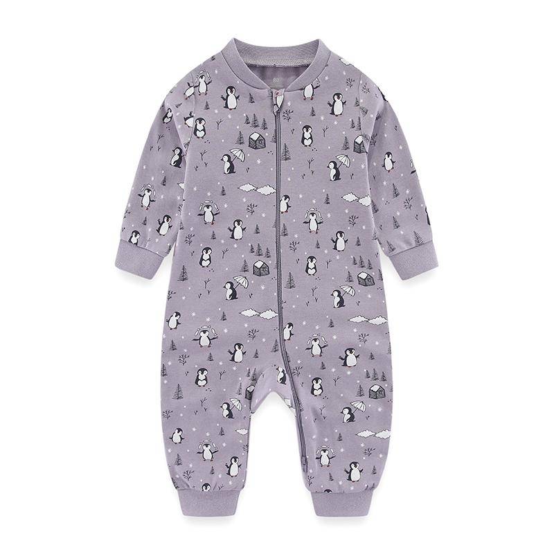 1 stück Neugeborenen Baby Jungen Mädchen Strampler Pyjamas Säuglings Kleidung Baumwolle Langarm Druck Bequeme Overall Kleinkind Kleidung 18-24Months von Joom DACH