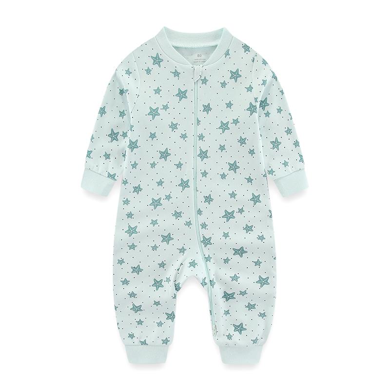 1 stück Neugeborenen Baby Jungen Mädchen Strampler Pyjamas Säuglings Kleidung Baumwolle Langarm Druck Bequeme Overall Kleinkind Kleidung 3-6Months von Joom DACH
