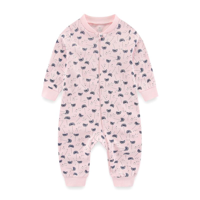 1 stück Neugeborenen Baby Jungen Mädchen Strampler Pyjamas Säuglings Kleidung Baumwolle Langarm Druck Bequeme Overall Kleinkind Kleidung 3-6Months von Joom DACH