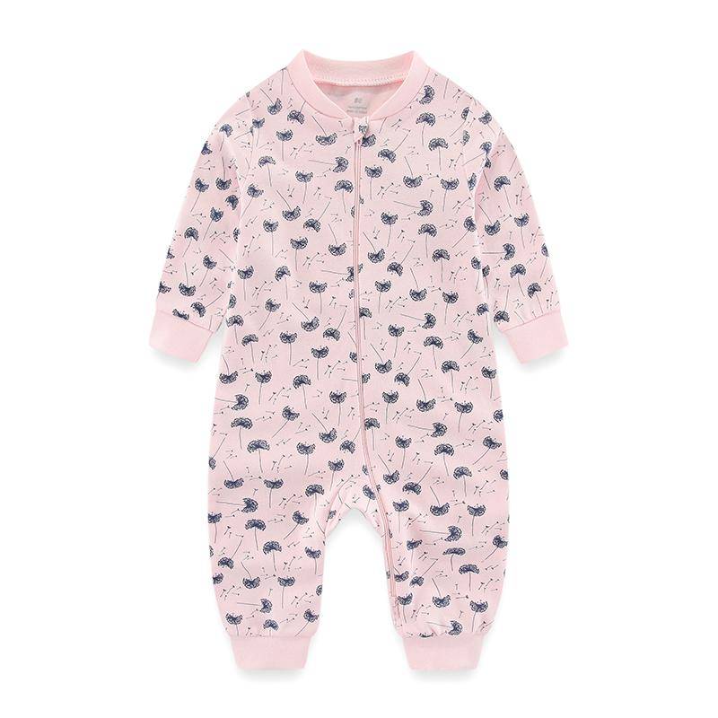 1 stück Neugeborenen Baby Jungen Mädchen Strampler Pyjamas Säuglings Kleidung Baumwolle Langarm Druck Bequeme Overall Kleinkind Kleidung 3-6Months von Joom DACH