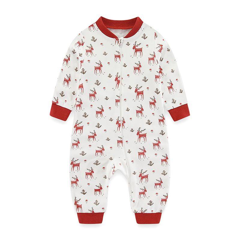 1 stück Neugeborenen Baby Jungen Mädchen Strampler Pyjamas Säuglings Kleidung Baumwolle Langarm Druck Bequeme Overall Kleinkind Kleidung 6-9Months von Joom DACH