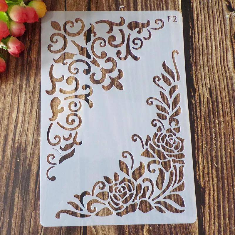 1 stück Schablone Vorlagen Niedlichen Cartoon Tier Floral Hohl Zeichnung Schablone Schichtung Wand Malerei DIY Scrapbooking Journal Decor von Joom DACH