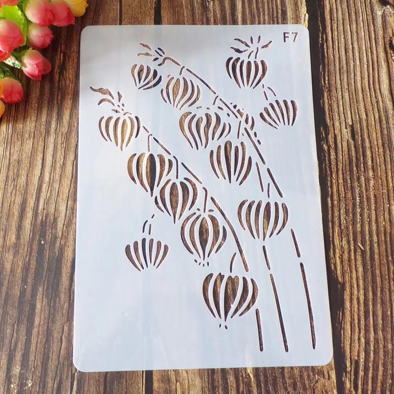 1 stück Schablone Vorlagen Niedlichen Cartoon Tier Floral Hohl Zeichnung Schablone Schichtung Wand Malerei DIY Scrapbooking Journal Decor von Joom DACH