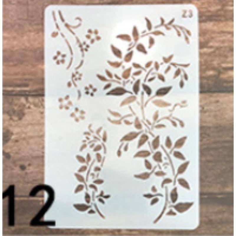 1 stück Schablone Vorlagen Niedlichen Cartoon Tier Floral Hohl Zeichnung Schablone Schichtung Wand Malerei DIY Scrapbooking Journal Decor von Joom DACH