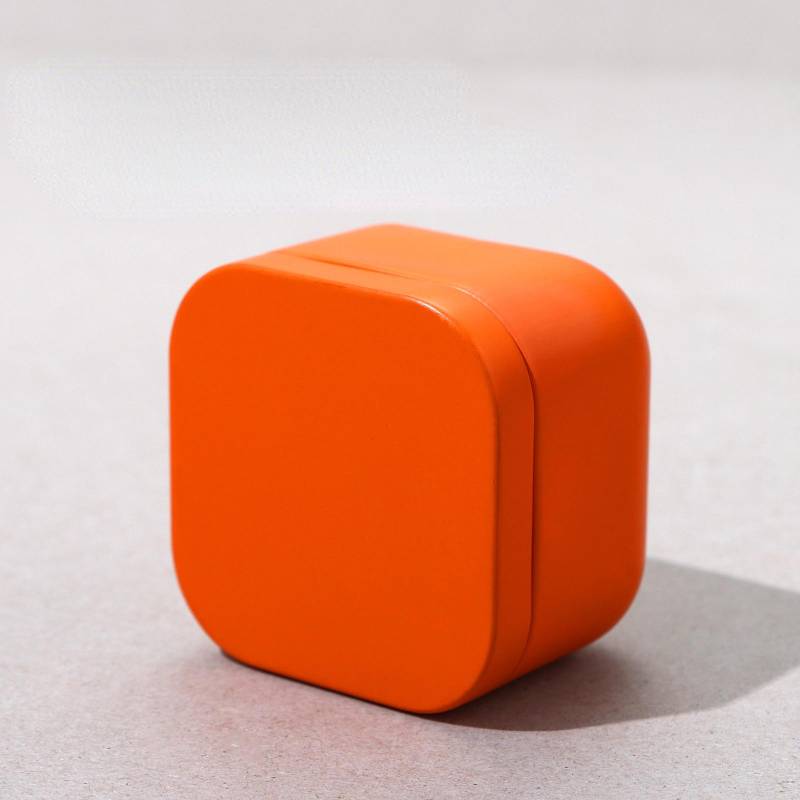 1 stück Tragbare Mini-Gläser Quadratisch Runde Aluminiumdose Multifunktions-Teegewürzblumen-versiegelte Süßigkeitenverpackungsbox Küchenwerkzeuge orange von Joom DACH