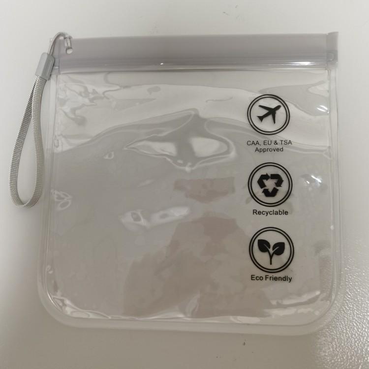 1 stücke Gepäck Transparent Reise Verwenden Auslaufsicher Flug Make-Up Wasserdicht Für Frauen Wiederverwendbare Flughafen Sicherheit Kulturbeutel 20*20cm grau von Joom DACH