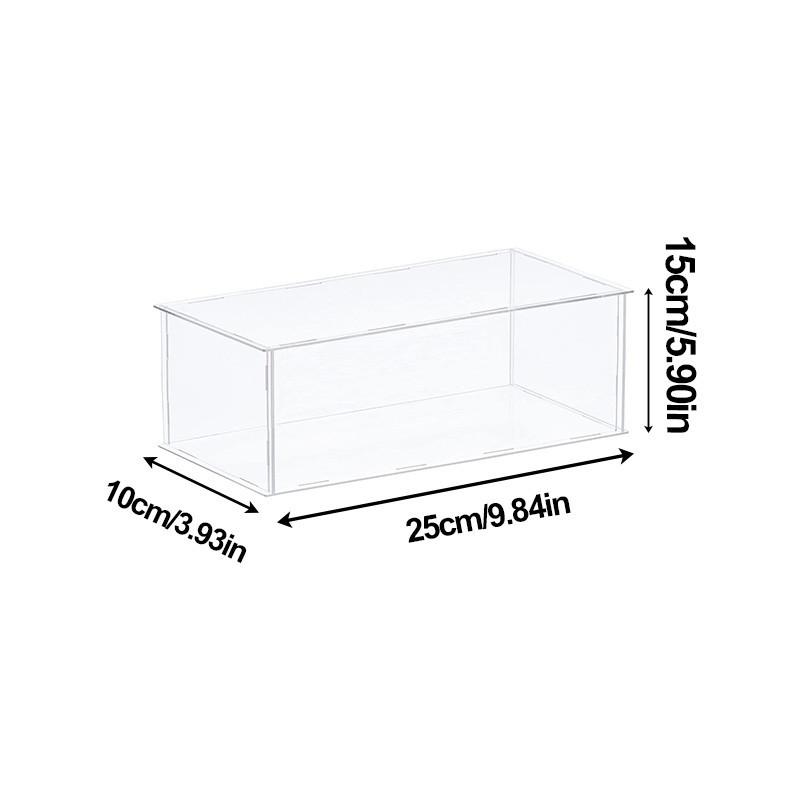 1 stücke Klar Acryl Display Fall Arbeitsplatte Box Organizer Stehen Staubdicht Schutz Schaufenster Display Box 25*10*15cm von Joom DACH