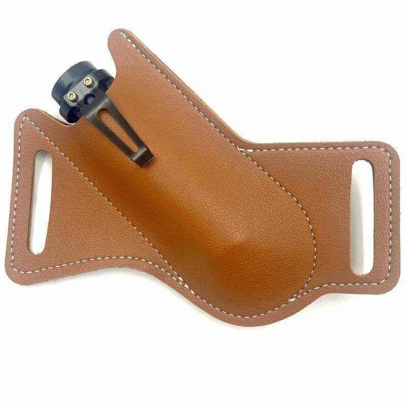 1 stücke Leder Anti-kratz Lagerung Scheide Klapp Flick Messer Taille Gürtel Clip Halter Tasche Messer Pack Werkzeuge für Camping braun von Joom DACH
