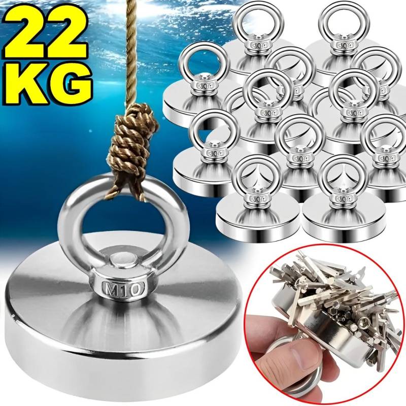 1 stücke Super Starke Neodym Magnet Topf Angeln Bergung Magnete Starker Magnet Haken Super Starke Neodym Magnete Starke Magnetische D90 von Joom DACH