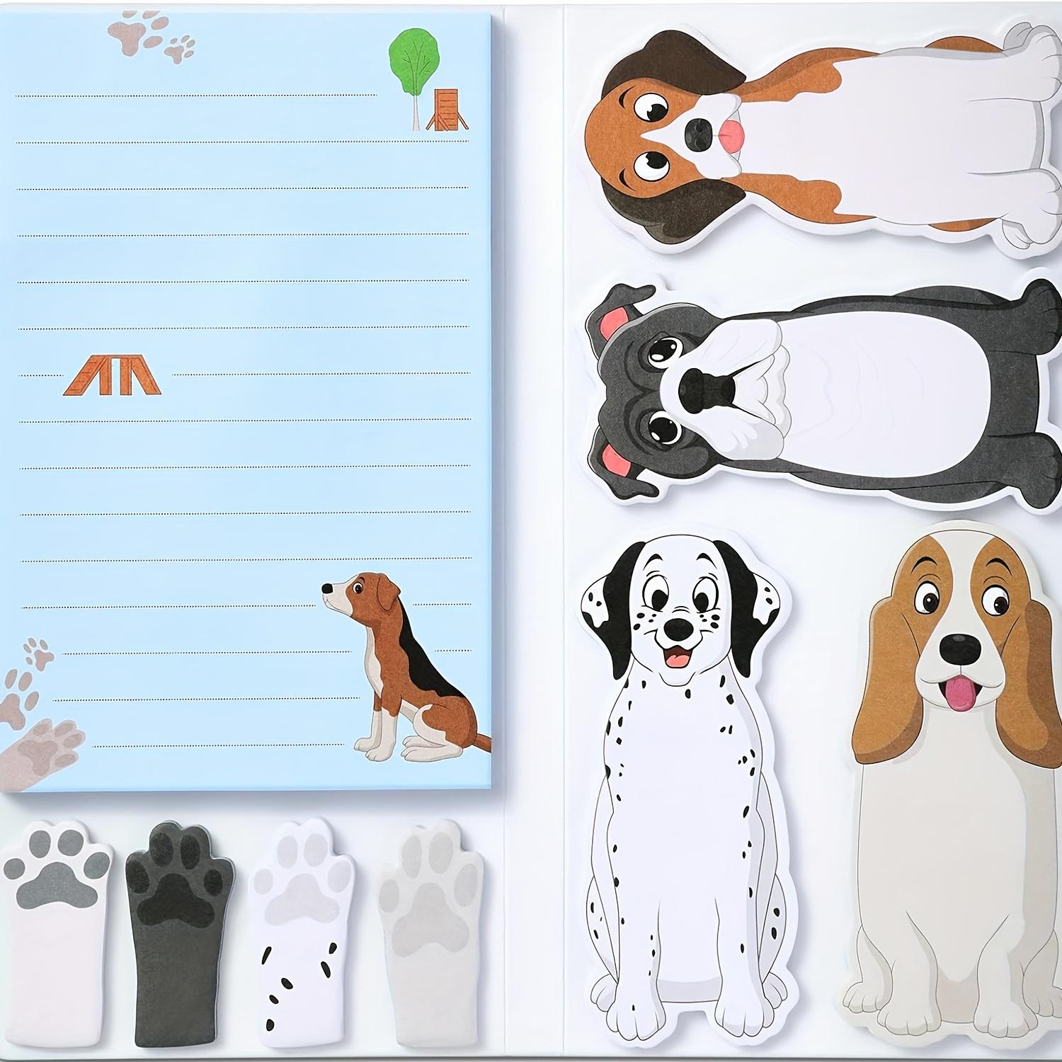 1 x Haftnotizen-Set mit Katzenmotiv, süße Haftnotizen mit Tiermotiv, Trennblätter, Notizblöcke, Seitenmarker, Haftnotizblöcke für Katzenliebhaber, Büro, Schule von Joom DACH