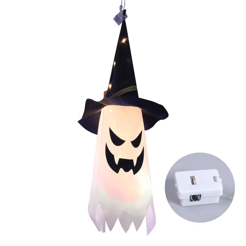 1 x Halloween-Hexenhut-Hängeleuchte, Geister-Zaubererhut-förmige LED-Geisterlampe, batteriebetrieben 1PC weiß 1 x Halloween-Hexenhut-Hängeleuchte, Geister-Zaubererhut-förmige LED-Geisterlampe, batteriebetrieben 1PC weiß von Joom DACH