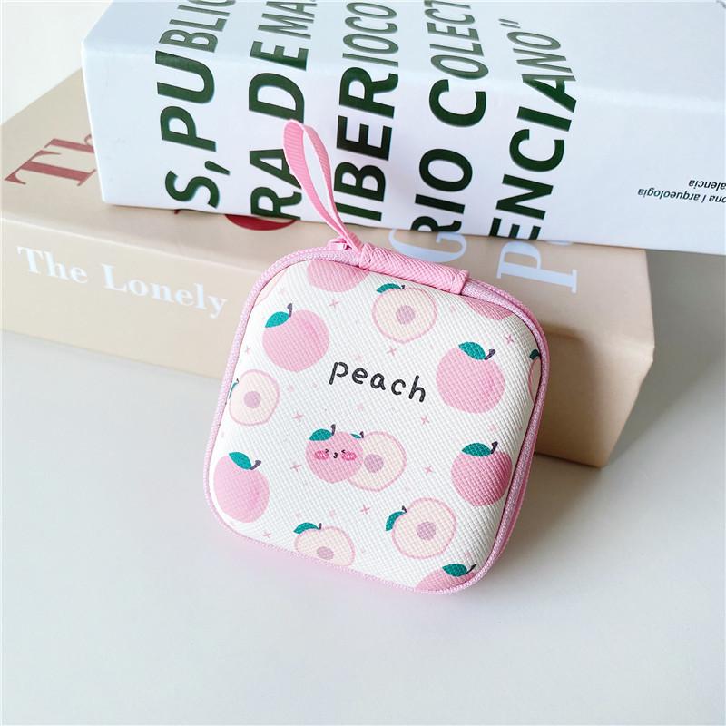 1 x Mini-Kopfhörer-Organizer, Schreibtisch-Set, PU-Leder, Schutzhülle für Kabel von Joom DACH