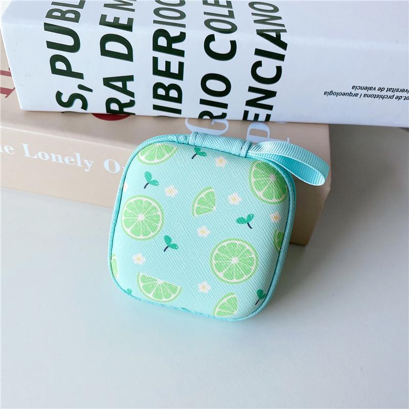 1 x Mini-Kopfhörer-Organizer, Schreibtisch-Set, PU-Leder, Schutzhülle für Kabel von Joom DACH