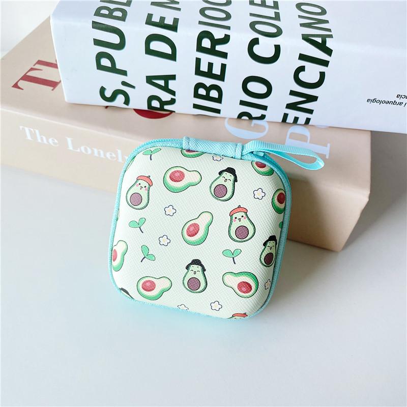 1 x Mini-Kopfhörer-Organizer, Schreibtisch-Set, PU-Leder, Schutzhülle für Kabel von Joom DACH