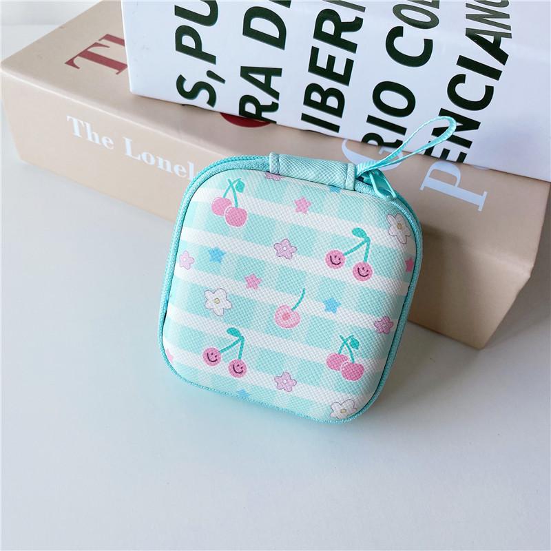 1 x Mini-Kopfhörer-Organizer, Schreibtisch-Set, PU-Leder, Schutzhülle für Kabel von Joom DACH