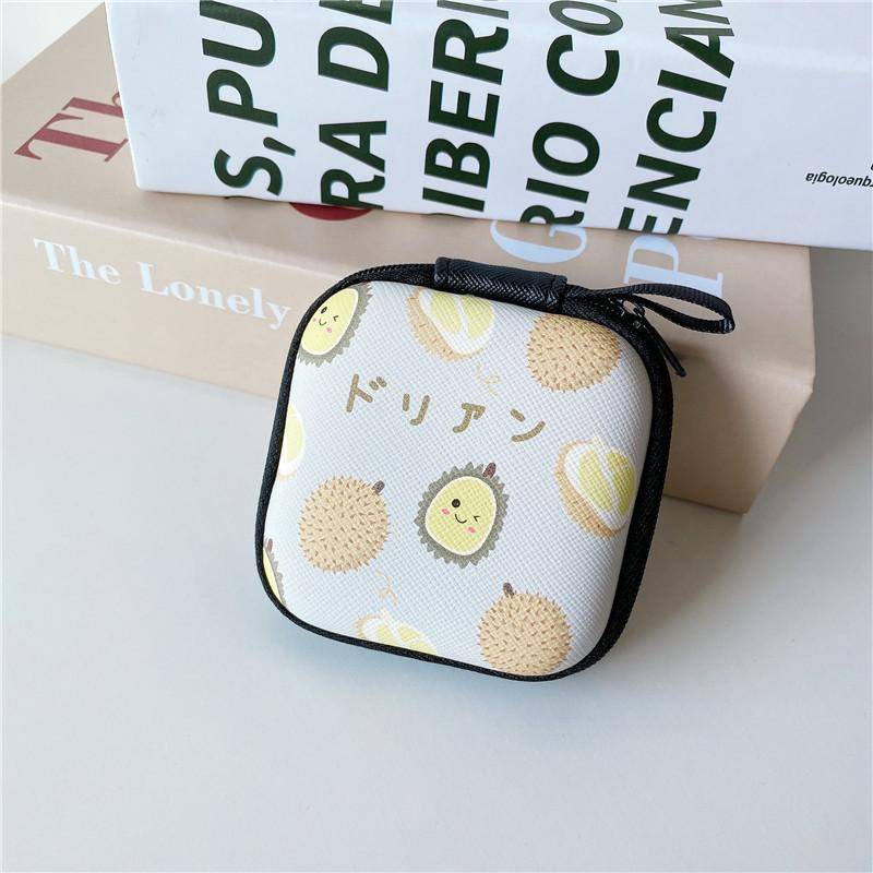 1 x Mini-Kopfhörer-Organizer, Schreibtisch-Set, PU-Leder, Schutzhülle für Kabel von Joom DACH