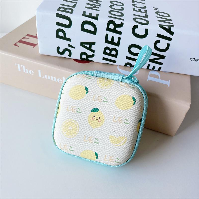 1 x Mini-Kopfhörer-Organizer, Schreibtisch-Set, PU-Leder, Schutzhülle für Kabel von Joom DACH