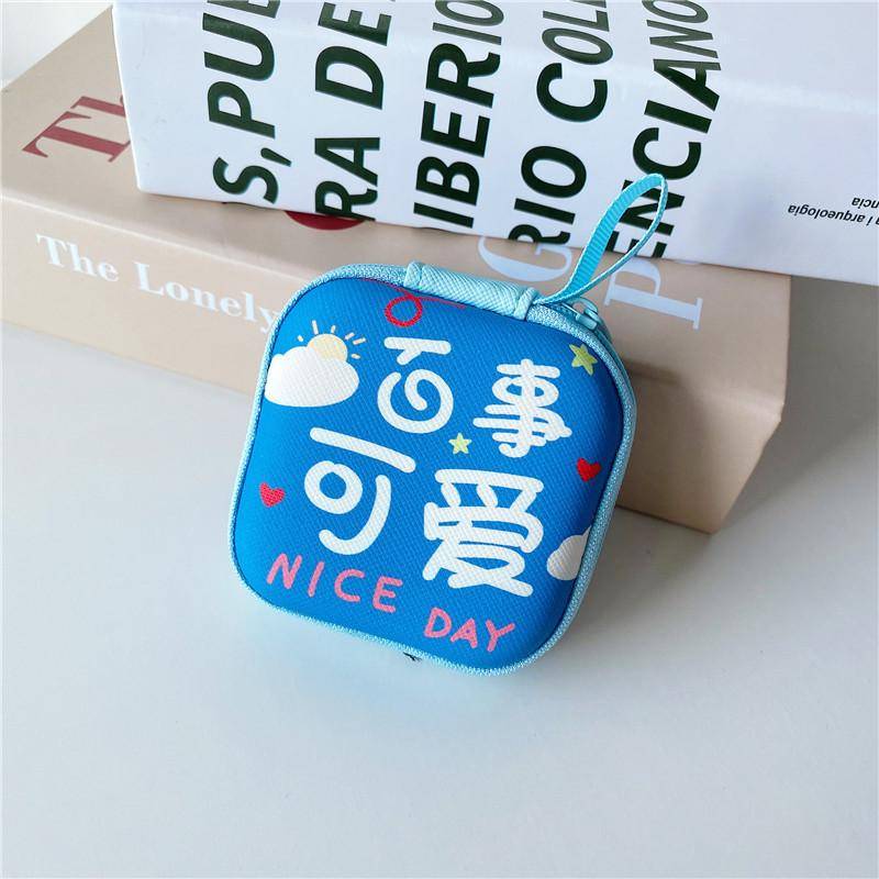 1 x Mini-Kopfhörer-Organizer, Schreibtisch-Set, PU-Leder, Schutzhülle für Kabel von Joom DACH