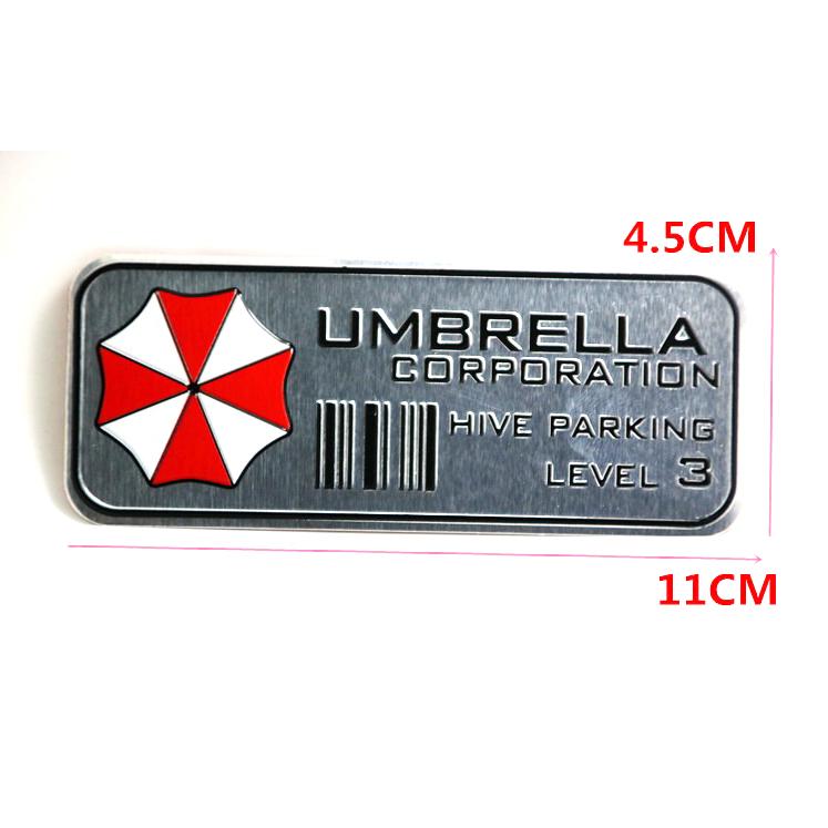 1 x Regenschirm 3D Metall Auto Emblem Aufkleber Abzeichen 12 von Joom DACH