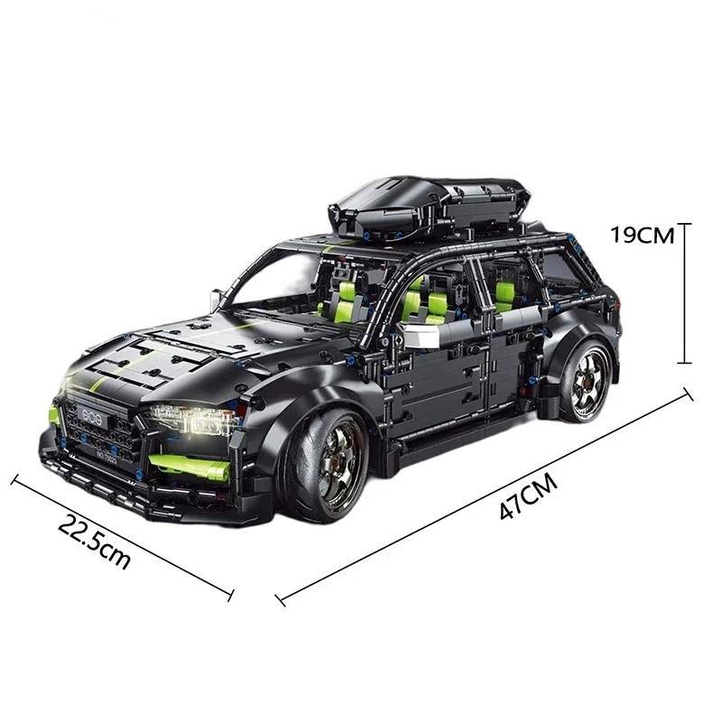 1:10 technische Auto Kombi Konstruktor Reise Touring Fahrzeug MOC Ziegel Modell Bausteine Spielzeug Jungen Geburtstag Weihnachten Geschenke Erwachsene Kinder No Box von Joom DACH