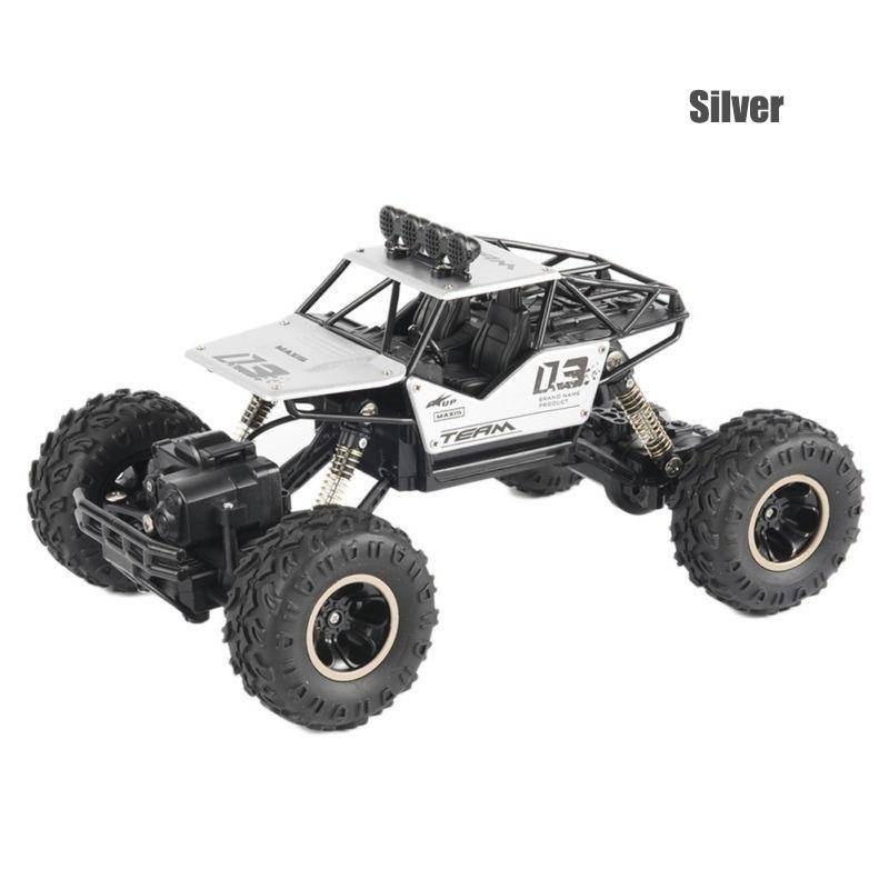 1:16 4WD RC Autos Legierung Geschwindigkeit 2,4G Radio Control RC Autos Spielzeug Legierung SUVs Buggy Trucks Kinder Geschenk silber von Joom DACH