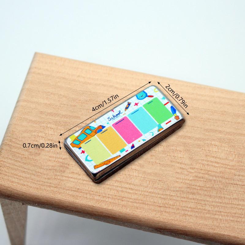 1:6/1:12 Puppenhaus Miniatur Schreibwaren Bleistift Fall Organizer Box Schreibwaren Box Bleistift Box Modell Zubehör Kid Pretend Spielzeug 40x20x7mm von Joom DACH