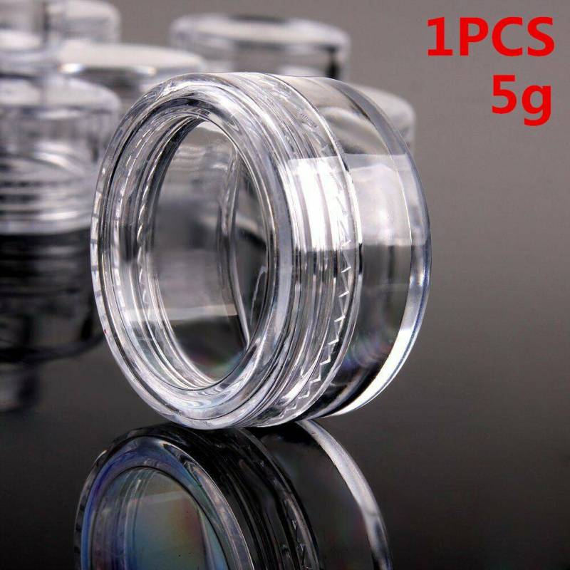 10/50/100PCS Leere Kunststoff Klare Kosmetik Gläser Make-Up Behälter Lotion Flasche Fläschchen Gesicht Creme Probe Töpfe gel Box 2g/3g/5g/10g 1pcs * 5g von Joom DACH