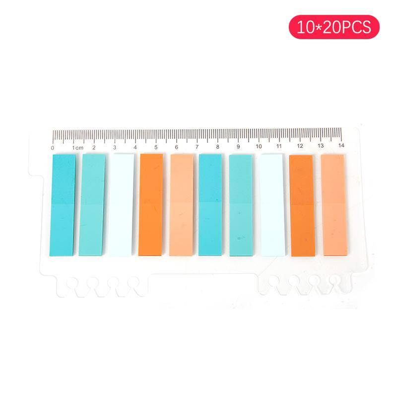 10 * 20 Stück transparente Index-Post-It-Notizen Papier Büro Schulbedarf Schreibwaren von Joom DACH