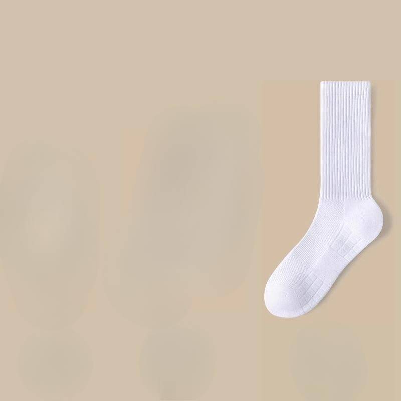 10-1 Paar Lange Socken mit Frotteesohle für Sport Herren, Stoßdämpfend und Geruchshemmend Basketball Polyester Baumwolle Mittellange Kurze Socken 3 pairs von Joom DACH