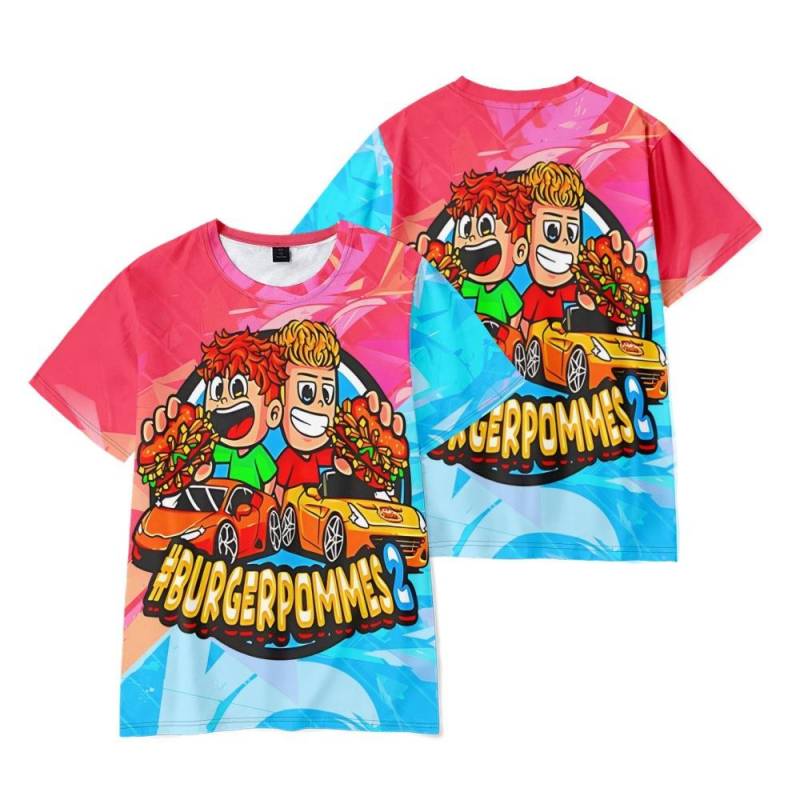 10 Farben Lustiges Burgerpommes ICrimax Cartoon T-Shirt Cooles Damen Herren T-Shirt O-Ausschnitt Casual Unisex Streetwear Fashion Kinder T-Shirt XXS rosa 10 Farben Lustiges Burgerpommes ICrimax Cartoon T-Shirt Cooles Damen Herren T-Shirt O-Ausschnitt Casual Unisex Streetwear Fashion Kinder T-Shirt XXS rosa von Joom DACH